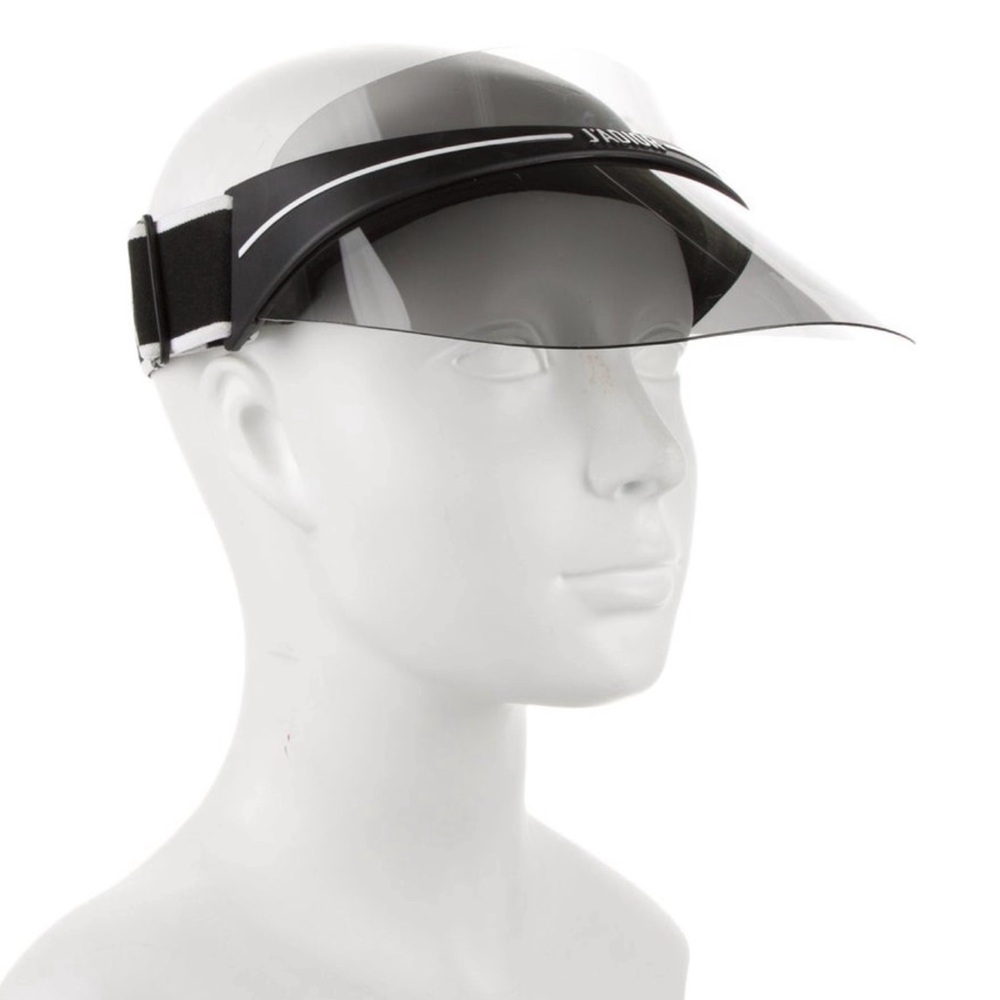 💯 Authentic Dior Black and Transparent Sun Visor